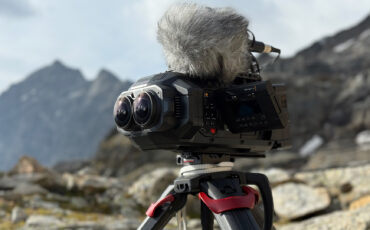 Grabando Apple Immersive Video en los Alpes Suizos con la Blackmagic URSA Cine Immersive
