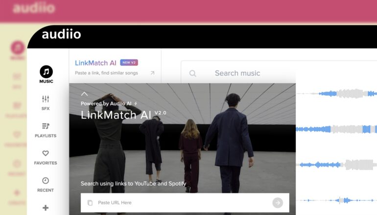 Audiio LinkMatch 2.0 レビュー – シンプルな音楽マッチングツール