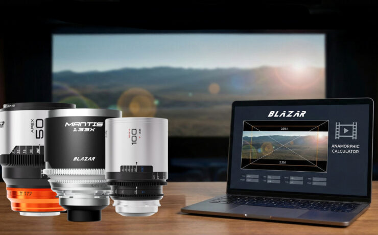 BLAZAR Anamorphic Aspect Ratio and Crop Calculator Tool Introduced With a Useful Visual Preview