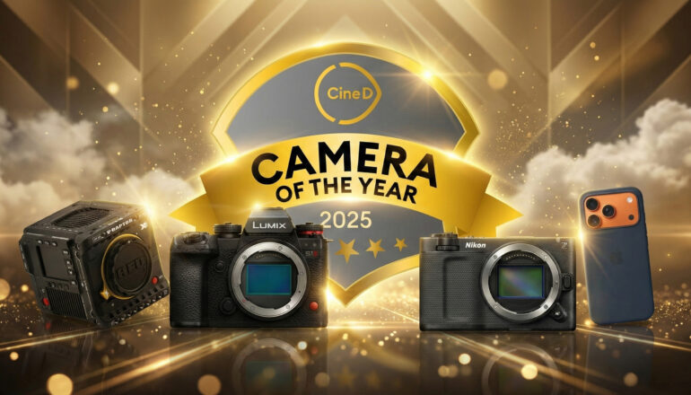 Cámaras CineD del Año 2025 - Panasonic LUMIX S1II (Ganadora General), Nikon ZR, RED V-RAPTOR XE 8K VV, iPhone 17 Pro