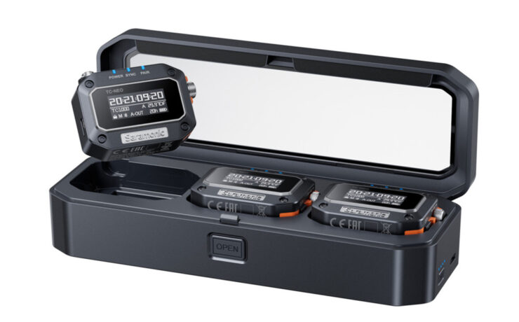 Saramonic TC-NEO Timecode Generator Released - Multi-sync Capable with Unique Charging Case