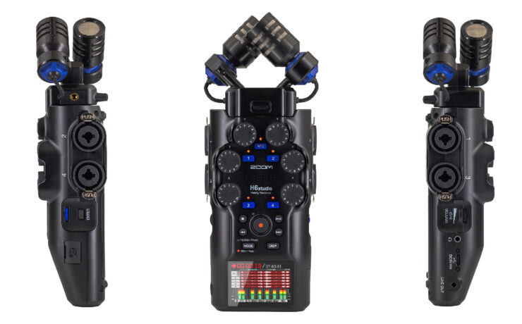 Zoom H6studio Portable Audio Recorder with Expanded Inputs and 32-bit Float Introduced