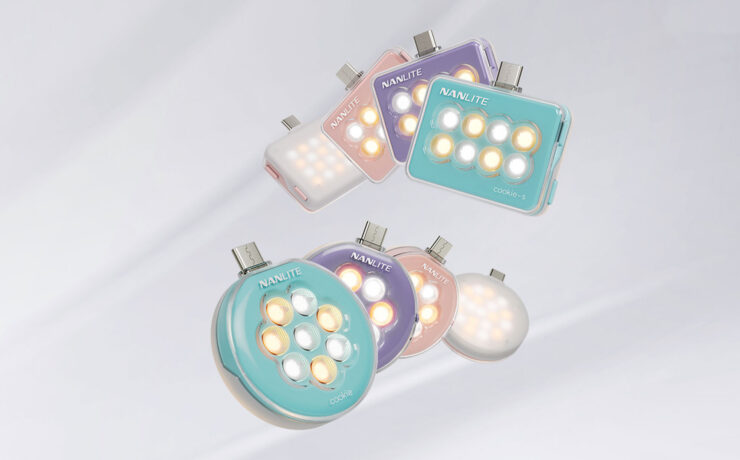 NANLITE cookie and cookie-s  Announced - Tiny USB-C Powered LED Lights for Smartphones