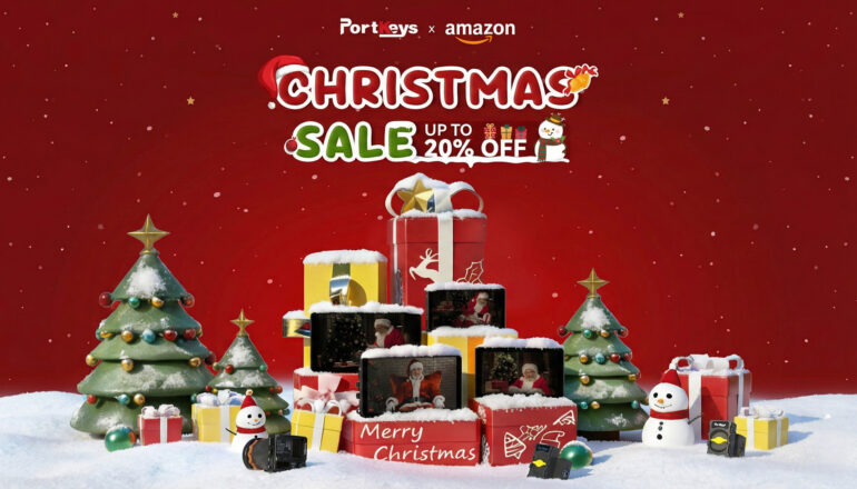 La Oferta Navideña de Portkeys Ofrece Hasta un 20% de Descuento en Monitores para Cámara